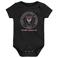 Infant Black Inter Miami CF Primary Logo Bodysuit