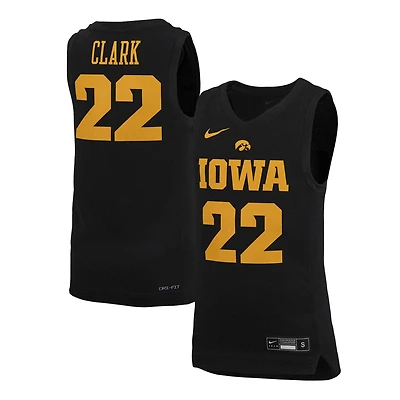 Youth Nike Caitlin Clark Black Iowa Hawkeyes Replica Basketball Jersey