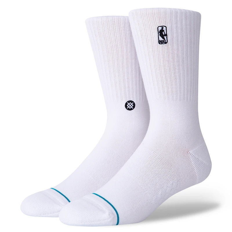 Unisex Stance White NBA Logoman Crew Sock