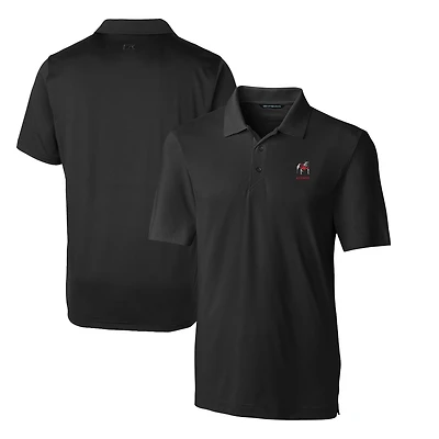 Men's Cutter & Buck Black Georgia Bulldogs Alumni Logo Forge DryTec Eco Stretch Polo