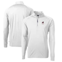 Men's Cutter & Buck Georgia Bulldogs Alumni Logo Adapt Eco Knit Stretch Recycled Quarter-Zip Top