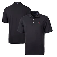 Men's Cutter & Buck Black Georgia Bulldogs Alumni Logo Virtue DryTec Eco Pique Recycled Polo