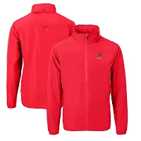 Men's Cutter & Buck Georgia Bulldogs Alumni Logo Charter Eco Recycled Full-Zip Jacket