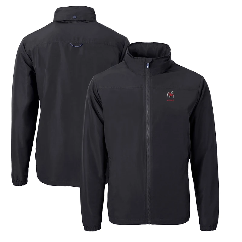 Men's Cutter & Buck Georgia Bulldogs Alumni Logo Charter Eco Recycled Full-Zip Jacket