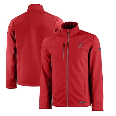 Men's Cutter & Buck Red Georgia Bulldogs Alumni Logo Evoke Eco Softshell Recycled Full-Zip Jacket