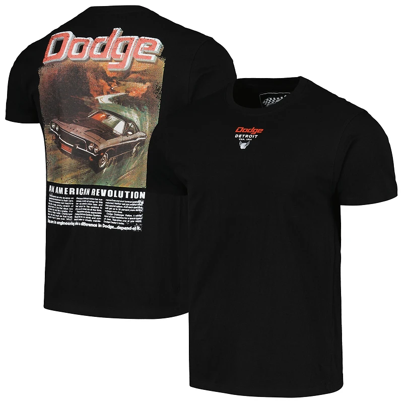 Men's Reason Black Dodge An American Revolution Graphic T-Shirt