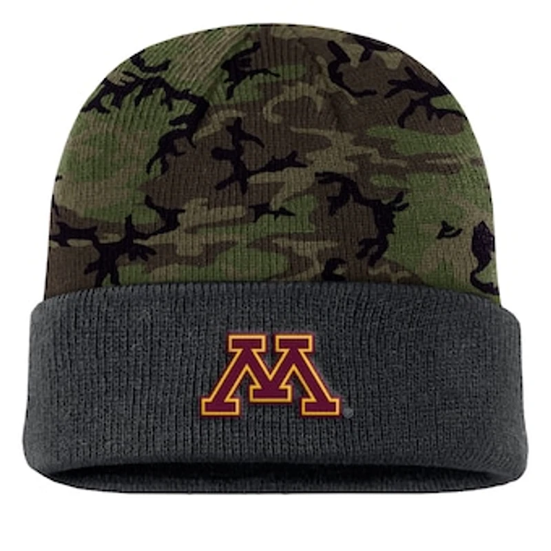 Men's Nike  Camo Minnesota Golden Gophers Military Appreciation Cuffed Knit Hat