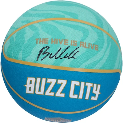 Brandon Miller Charlotte Hornets Autographed Wilson 2023-24 City Edition Collectors Basketball