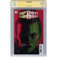 Zoe Saldana Infinity Wars Autographed #1 Comic Book - Signed in Silver Ink - CBCS