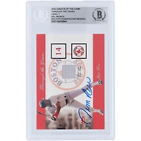 Jim Rice Boston Red Sox Autographed 2002 Fleer Greats of the Game Through the Years Relic #NNO Beckett Fanatics Witnessed Authenticated Card