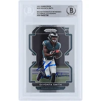 DeVonta Smith Philadelphia Eagles Autographed 2021 Panini Prizm #335 Beckett Fanatics Witnessed Authenticated Rookie Card with "Skinny Batman" Inscription