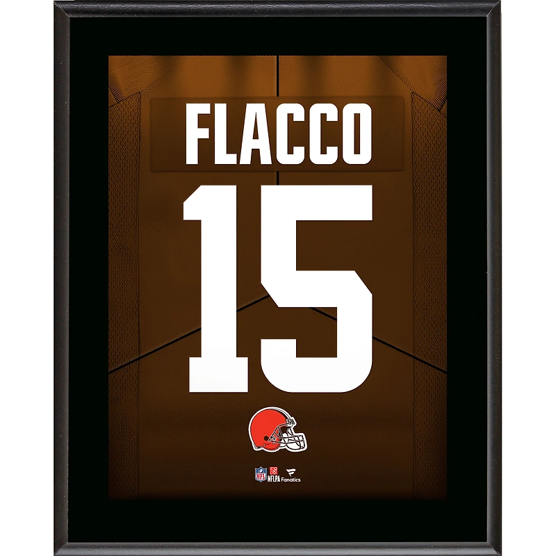 Joe Flacco Cleveland Browns 10.5" x 13" Jersey Number Sublimated Player Plaque