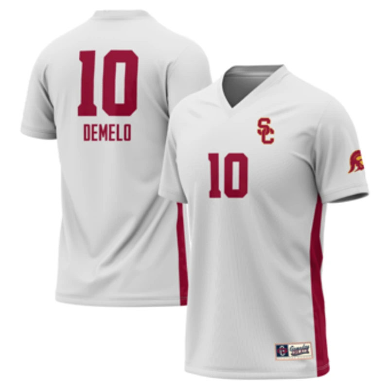 Youth GameDay Greats Savannah DeMelo White USC Trojans Lightweight Women's Soccer Fashion Jersey