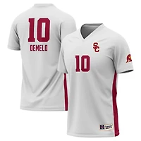 Youth GameDay Greats Savannah DeMelo White USC Trojans Lightweight Women's Soccer Fashion Jersey
