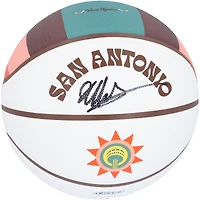 Victor Wembanyama San Antonio Spurs Autographed Wilson 2023-24 City Collector Basketball