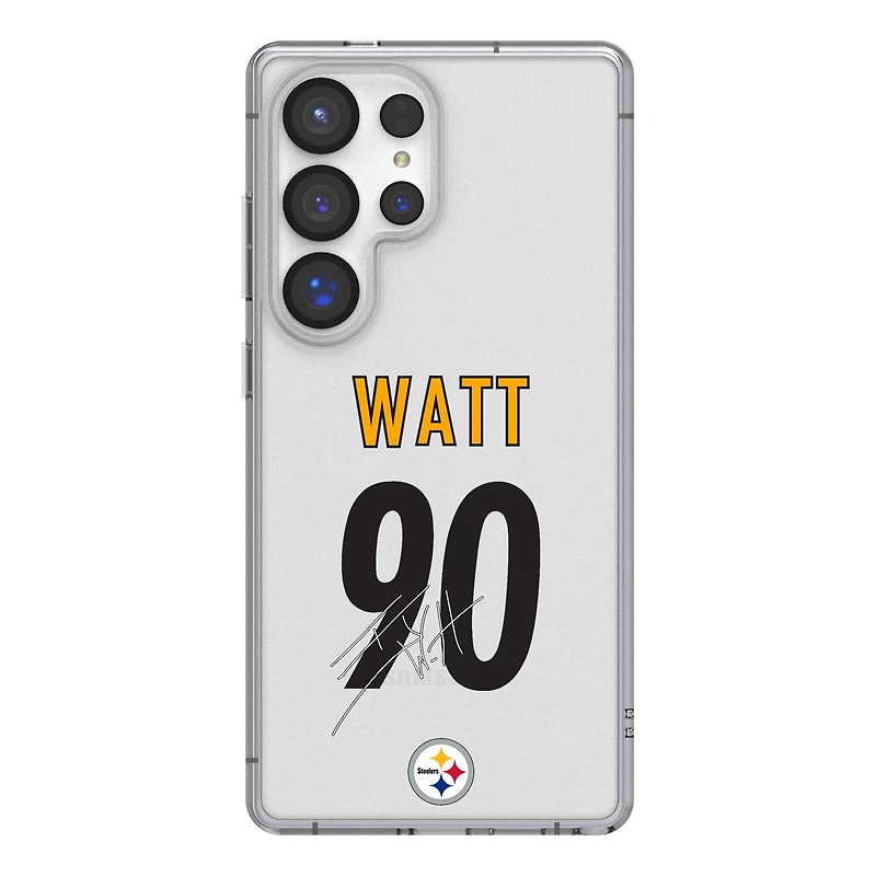 Keyscaper T.J. Watt Pittsburgh Steelers Galaxy Clear Case