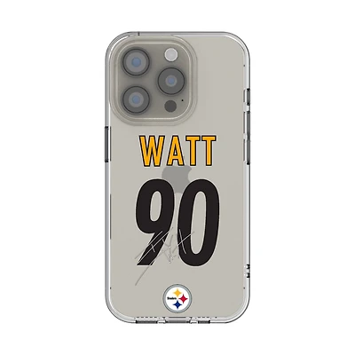 Keyscaper T.J. Watt Pittsburgh Steelers iPhone Clear Case