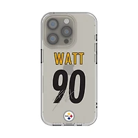 Keyscaper T.J. Watt Pittsburgh Steelers iPhone Clear Case