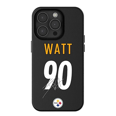Keyscaper T.J. Watt Pittsburgh Steelers iPhone Magnetic Bump Case