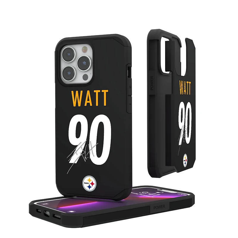 Keyscaper T.J. Watt Pittsburgh Steelers iPhone Rugged Case