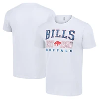 Men's Starter White Buffalo Bills Throwback Logo T-Shirt