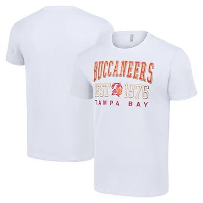 Men's Starter White Tampa Bay Buccaneers Throwback Logo T-Shirt