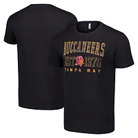 Men's Starter Black Tampa Bay Buccaneers Throwback Logo T-Shirt