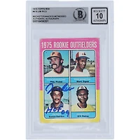 Jim Rice Boston Red Sox Autographed 1975 Topps #616 Beckett Fanatics Witnessed Authenticated 10 Rookie Card with "HOF 09" Inscription