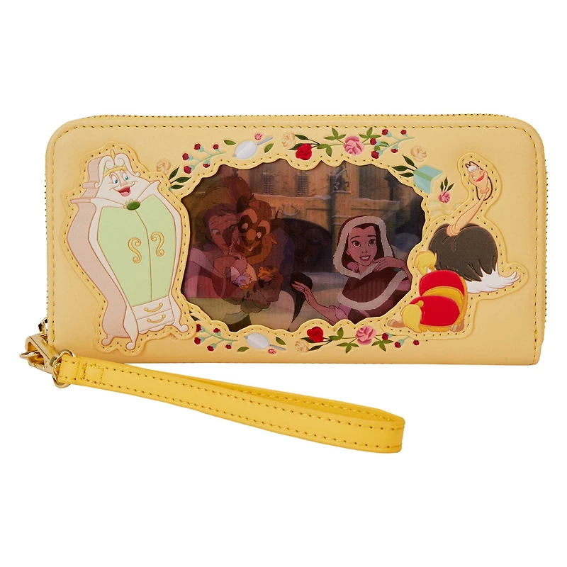 Loungefly Beauty And The Beast Lenticular Wristlet