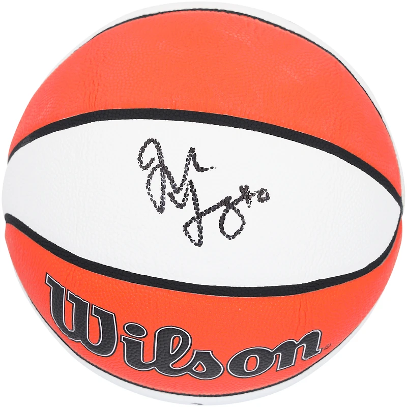 Jackie Young Las Vegas Aces Autogrpahed Wilson WNBA Authentic Series Indoor/Outdoor Basketball