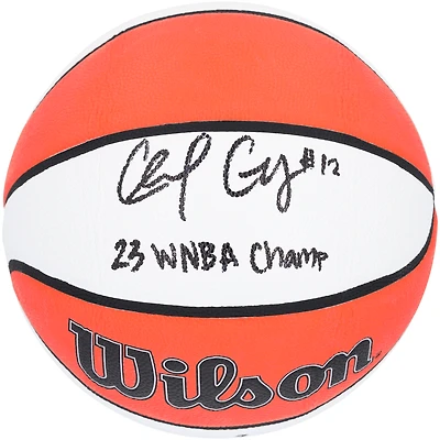 Chelsea Gray Las Vegas Aces Autographed Wilson WNBA Authentic Series Indoor/Outdoor Basketball with "23 WNBA Champ" Inscription