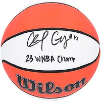 Chelsea Gray Las Vegas Aces Autographed Wilson WNBA Authentic Series Indoor/Outdoor Basketball with "23 WNBA Champ" Inscription
