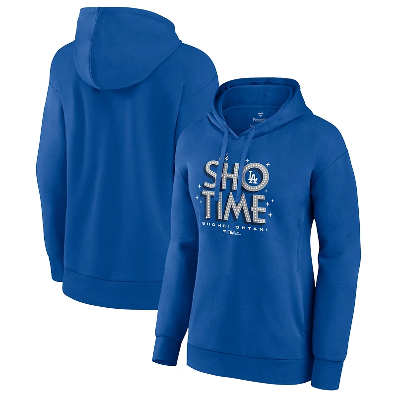 Women's Fanatics Shohei Ohtani Royal Los Angeles Dodgers Exclusive Sho Time Pullover Hoodie