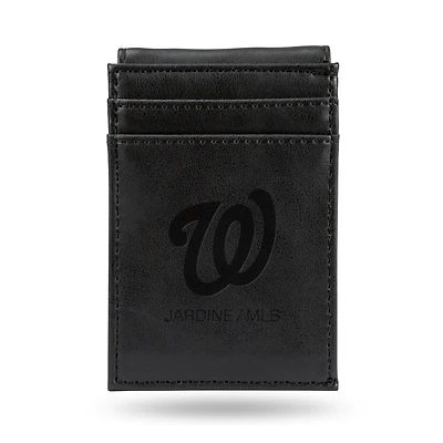 Black Washington Nationals Front Pocket Wallet