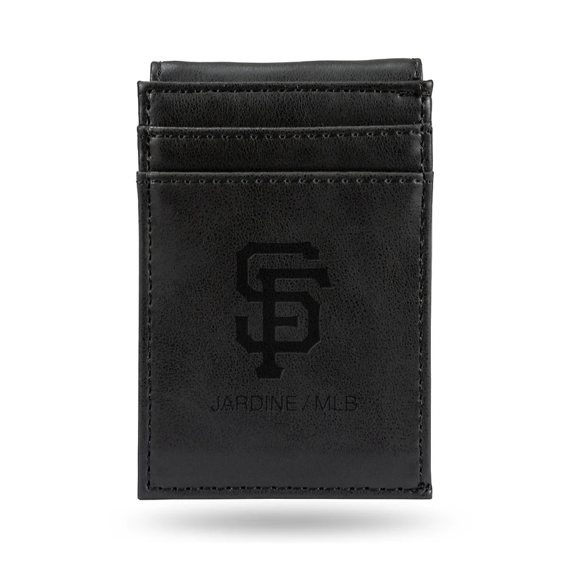 Black San Francisco Giants Front Pocket Wallet