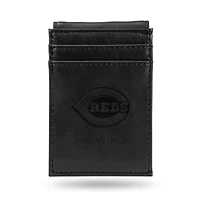 Black Cincinnati Reds Front Pocket Wallet