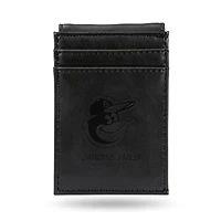 Black Baltimore Orioles Front Pocket Wallet