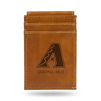 Brown Arizona Diamondbacks Front Pocket Wallet