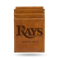 Brown Tampa Bay Rays Front Pocket Wallet