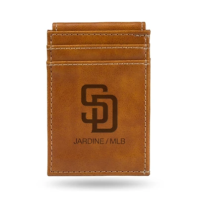 Brown San Diego Padres Front Pocket Wallet