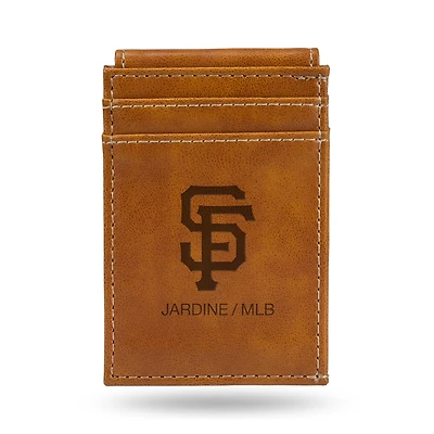 Brown San Francisco Giants Front Pocket Wallet