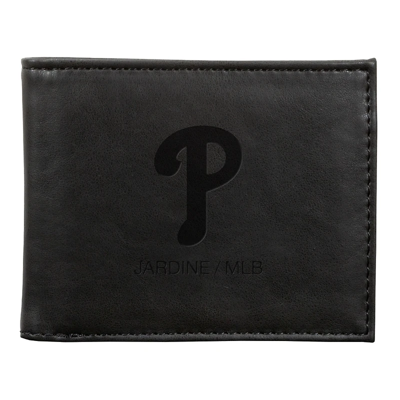 Philadelphia Phillies Laser-Engraved Billfold Wallet