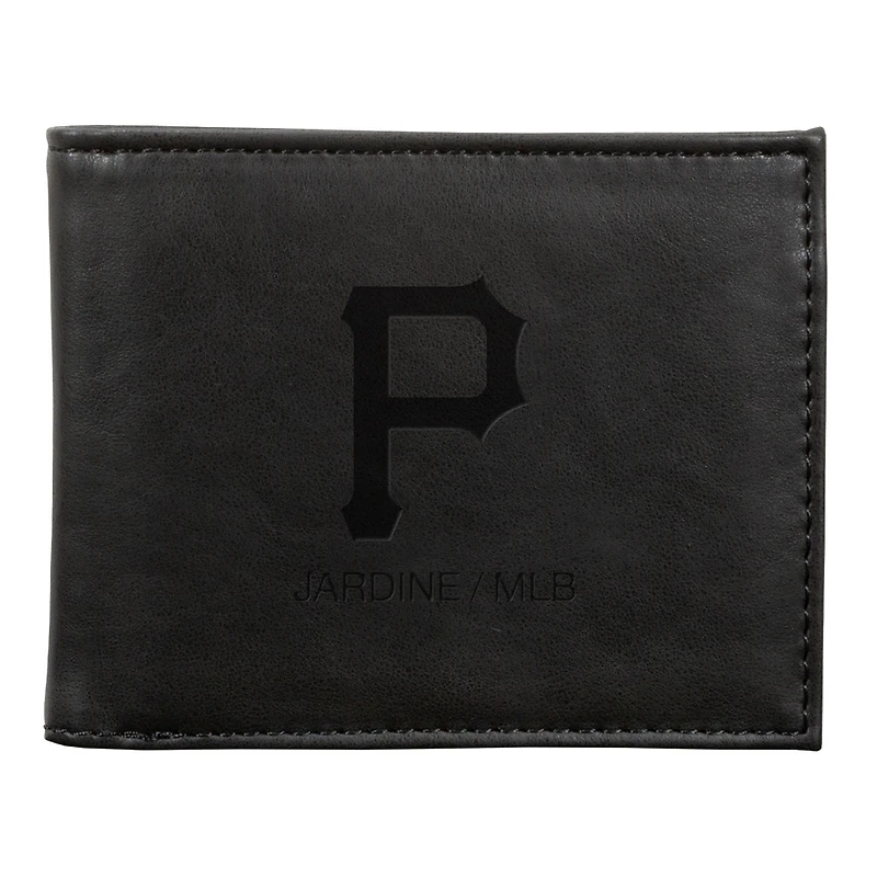 Pittsburgh Pirates Laser-Engraved Billfold Wallet