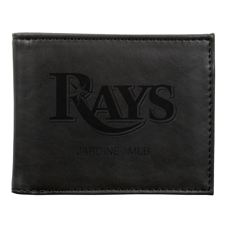 Tampa Bay Rays Laser-Engraved Billfold Wallet