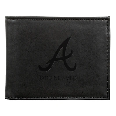 Atlanta Braves Laser-Engraved Billfold Wallet