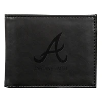Atlanta Braves Laser-Engraved Billfold Wallet
