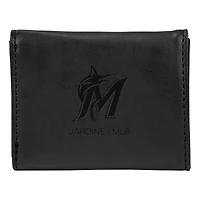 Miami Marlins Laser-Engraved Trifold Wallet
