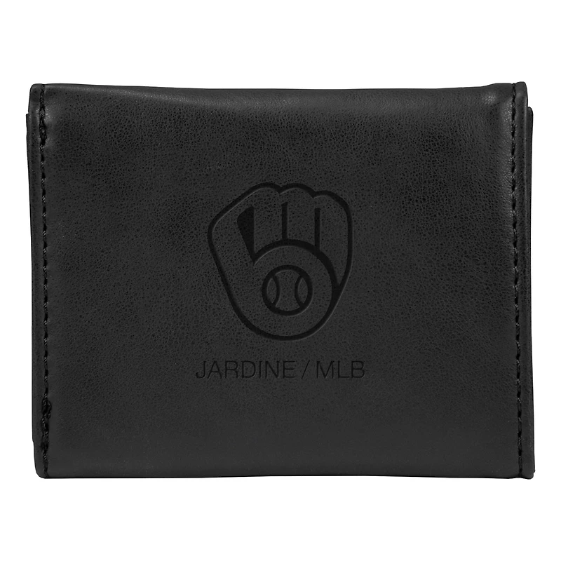 Milwaukee Brewers Laser-Engraved Trifold Wallet