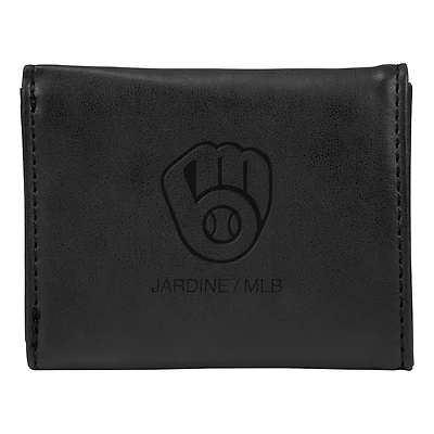Milwaukee Brewers Laser-Engraved Trifold Wallet