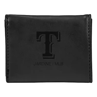Texas Rangers Laser-Engraved Trifold Wallet